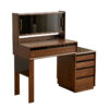 North America imported black walnut full solid wood dressing table chest of cabinets integrated makeup table multi-function storage cabinet
