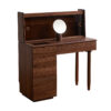 North American black walnut dressing table chest of cabinets integrated solid wood mirror Nordic retro bedroom storage makeup desk
